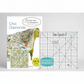 Sew Square 6 ruler shown with Chic Diamonds quilt pattern for block squaring
