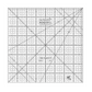 Sew Square 8 quilting ruler clear 8 inch square up ruler with angle markings