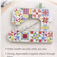 Magnetic sewing machine needle minder perfect for hand sewing and embroidery projects
