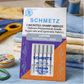 Schmetz needle package with sewing materials in the background