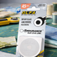 OLFA rotary blade packaging on a cutting mat with tools in the background
