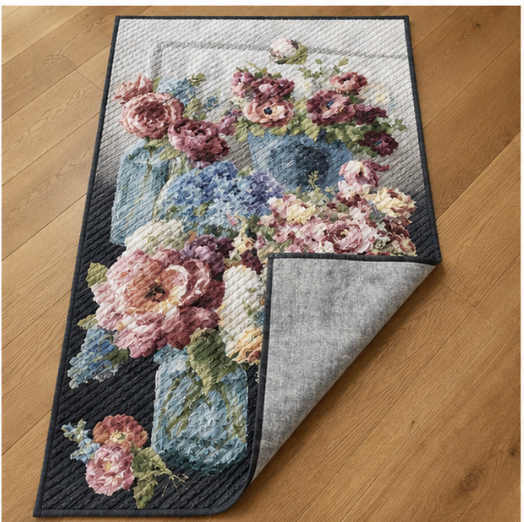 Vase with Flowers 23.5 x 41 Handmade Wall Decor