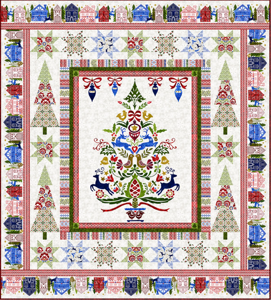 Nysno (New Snow) quilt kit: Reservation Fee - Kits available July 2024