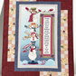 Snowmen 45" x 55" Handmade Holiday Throw Quilt

