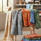 Expressions Batiks Hand-Dyes Charcoal and coordinating batik fabrics in ecru, sunset, tomato red, periwinkle, and evergreen by Riley Blake Designs – hand-dyed quilting cotton blenders available at IraRobi Quilts