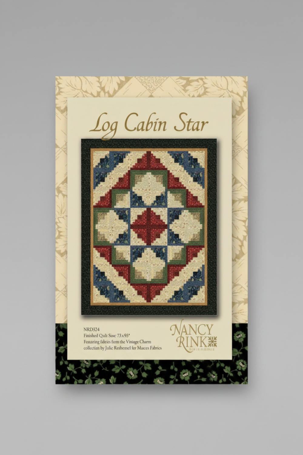 Log Cabin Star Quilt Pattern