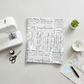 Going Places White – Lifestyle Flat Lay Square