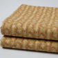 Front Porch Railings Gold by Dolores Smith for Marcus Fabrics — olive-gold quilting cotton with vertical leaf garland stripes and cream pin stripes, 100% cotton 43–44" wide