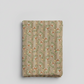 Front Porch Railings Taupe by Dolores Smith for Marcus Fabrics — taupe-brown quilting cotton with vertical sage green leaf garland stripes and rust tulip motifs, 100% cotton 43–44" wide — shop at IraRobi Quilts