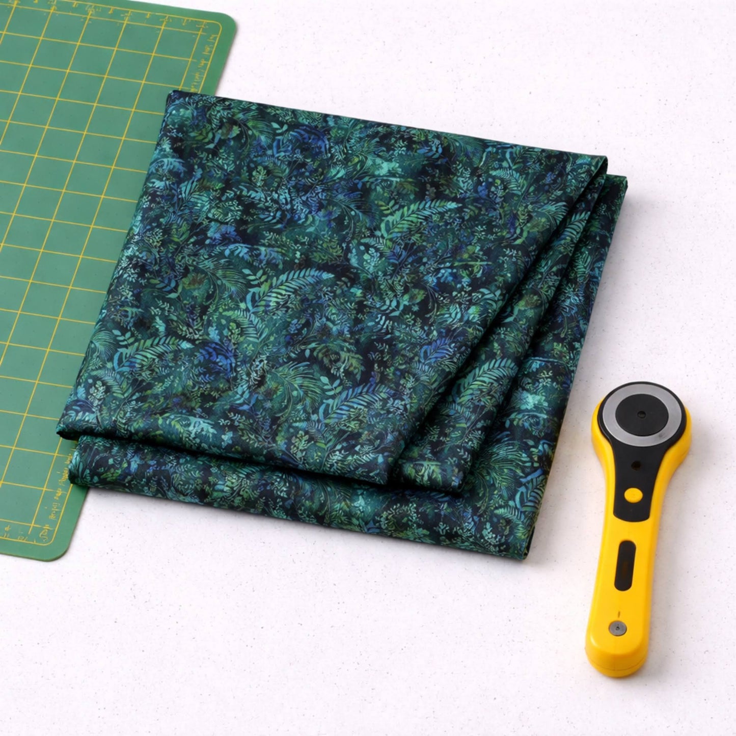 Halcyon II by Jason Yenter for In The Beginning Fabrics, Blue Ferns – 3 Yard Cut