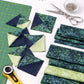 Halcyon II by Jason Yenter for In The Beginning Fabrics, Blue Ferns – 3 Yard Cut