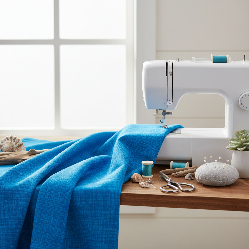 Interwoven Ocean sewing machine