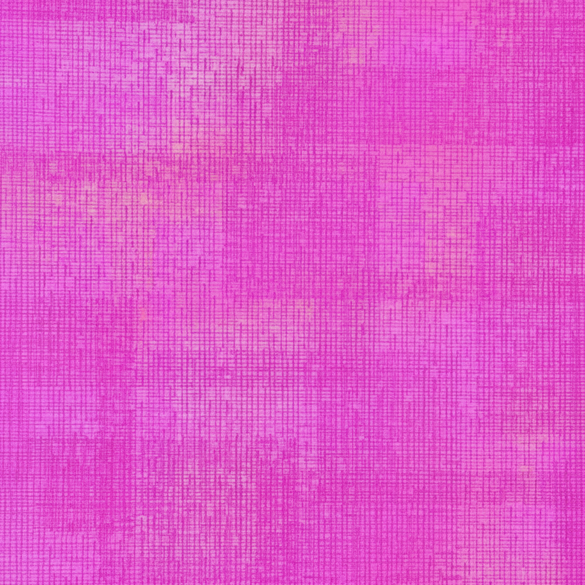 Close-up detail of Interwoven Pink fabric by Jason Yenter for In The Beginning Fabrics — fine interlocking crosshatch grid lines in vivid magenta-pink with subtle tonal variation from hot pink to soft rose, creating a linen-like woven texture effect. 100% cotton tonal blender.