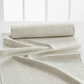 Interwoven Taupe Fabric by Jason Yenter for In The Beginning Fabrics — soft cream and taupe linen-look crosshatch blender quilting cotton with gentle tonal variation, 100% cotton, 43–44" wide