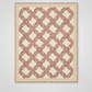 The Fox Homestead Cream Swirl Floral Texture Fabric by Stacy West for Henry Glass — vertical view of the Kelley Quilt Pattern by Edyta Sitar of Laundry Basket Quilts, interlocking chain half-square triangle design in dusty rose, mauve, and burgundy. Quilts shown for inspiration feature the Kelley Quilt Pattern by Edyta Sitar of Laundry Basket Quilts — available at IraRobi Quilts.