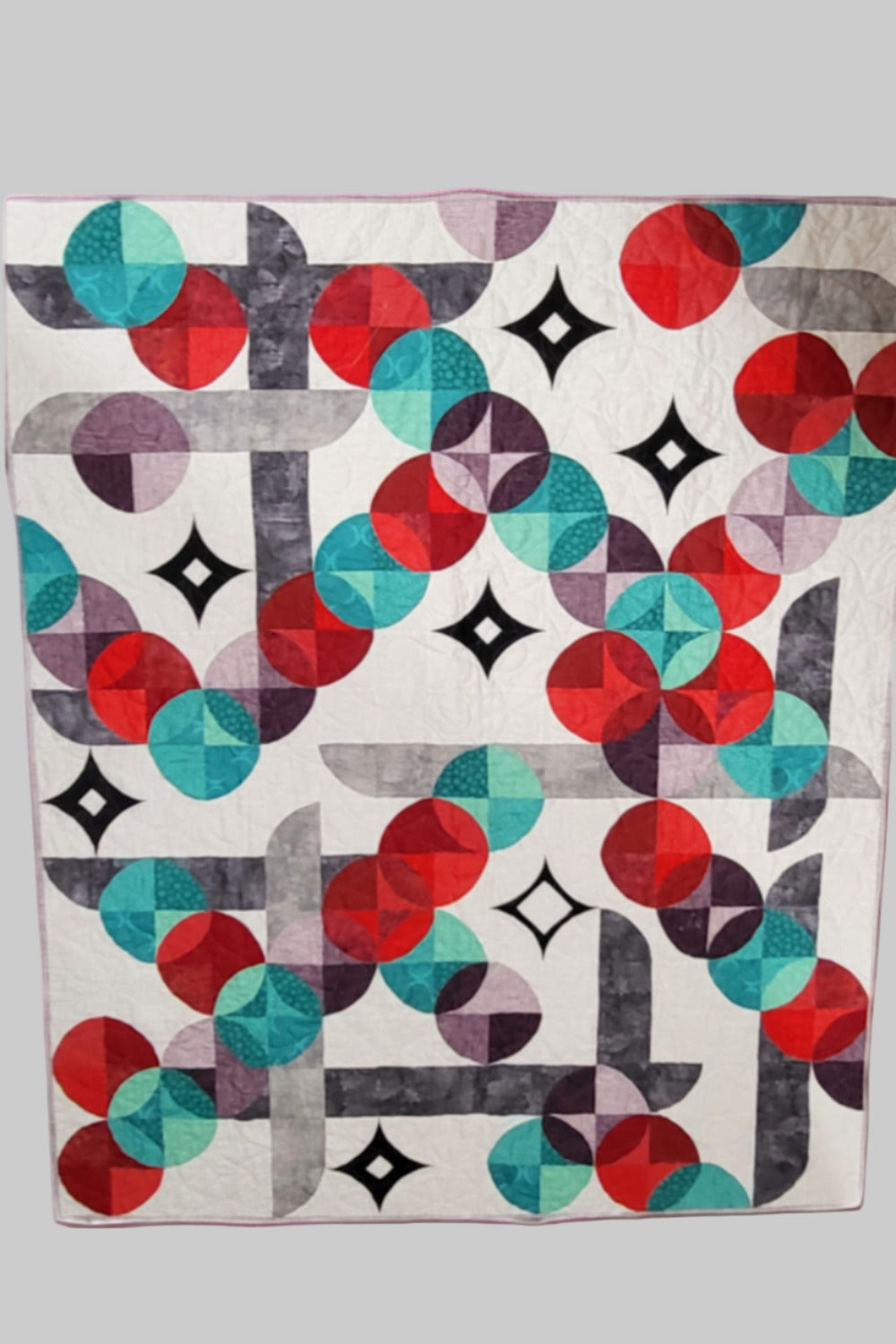 Moon Dance 64" x 80" Handmade Throw/Twin/Full Quilt