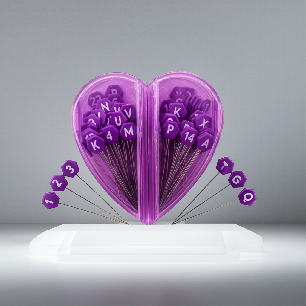  Cool Pins – 104 Heat-Resistant Letter & Number Labels