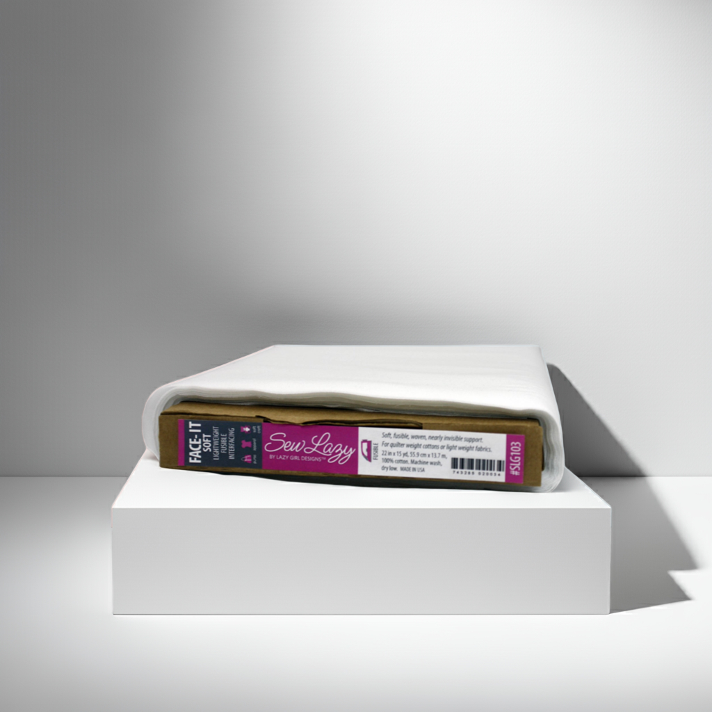 Sew Lazy Face It Soft Fusible Interfacing 22in wide