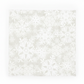 NYSNO New Snow White Snowflakes quilting cotton by Jason Yenter for In The Beginning Fabrics — close-up flat lay showing densely scattered white-on-white snowflake silhouettes on a soft mottled ground, tone-on-tone allover print, 100% cotton, 43–44" wide.