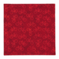 On the Go Bicycles Red quilting cotton by Jason Yenter for In The Beginning Fabrics — close-up flat lay showing scattered road bicycle silhouettes in warm crimson on a deep burgundy-red mottled ground, tone-on-tone all-over print, raw cut edges visible, 100% cotton, 43–44" wide.