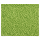 On the Go Leaves Green quilting cotton by Jason Yenter for In The Beginning Fabrics — flat lay showing dense all-over tone-on-tone print of small elongated oval leaves in soft chartreuse-green on a lush grass-green ground, raw cut edges visible, 100% cotton, 43–44" wide.
