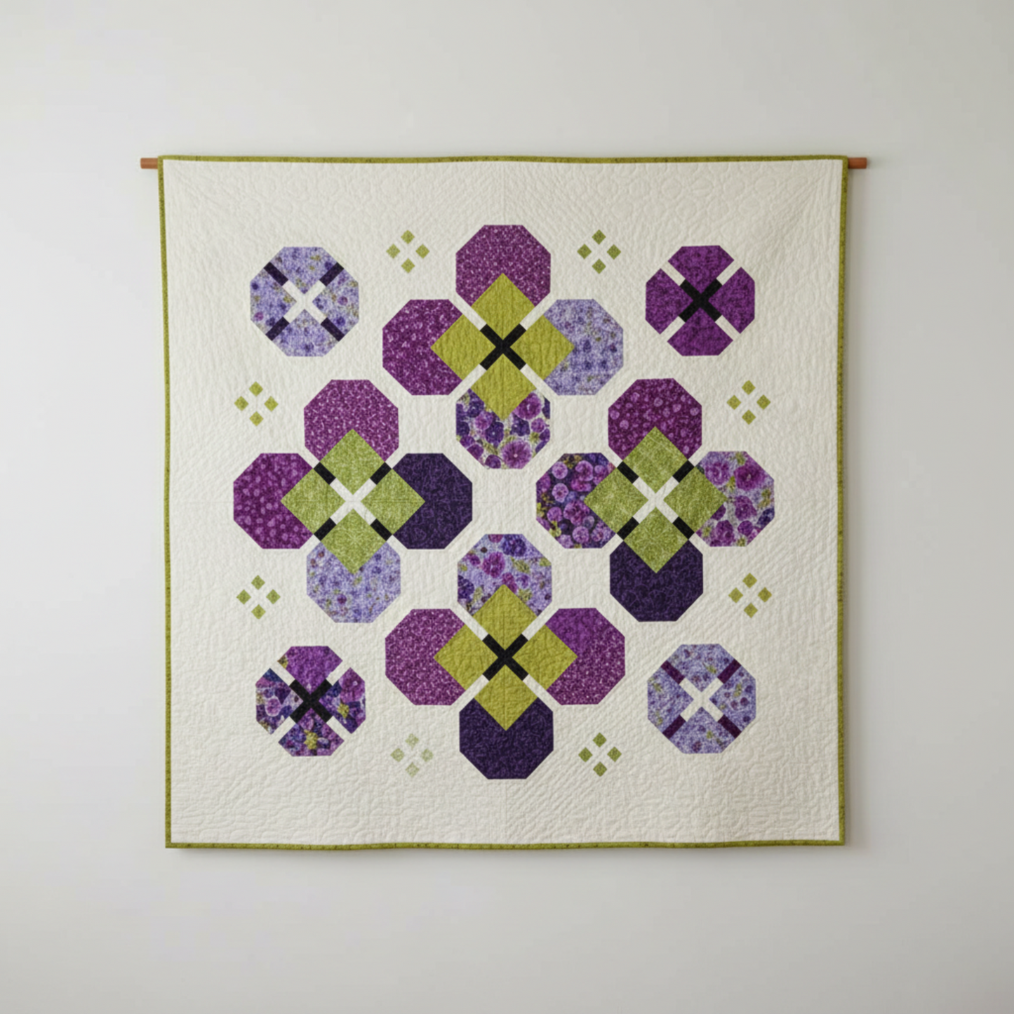 Quilts shown for inspiration feature the P