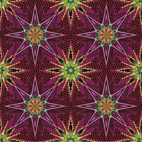 What If - Radio Star Red/Multi – fabric – colorful textile design