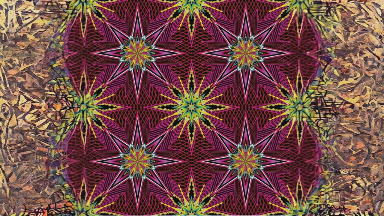 What If - Radio Star Red/Multi – fabric – colorful textile design