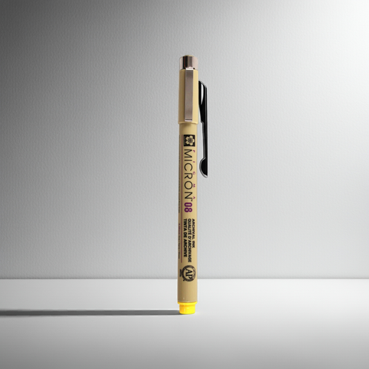 Sakura Pigma Micron 08 Pen Yellow