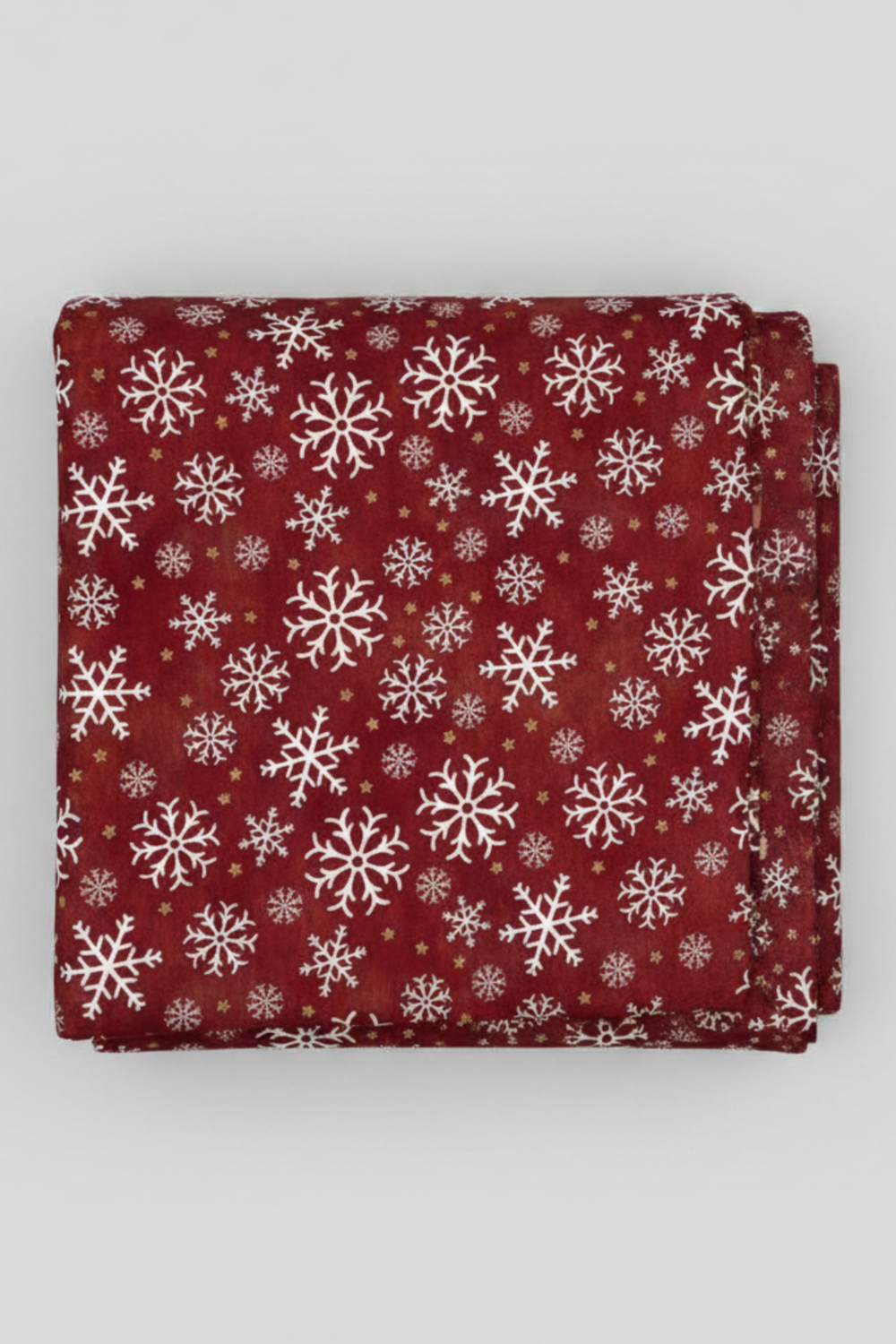 Winter Solstice II Red Snowflakes Metallic Fabric – by Jason Yenter for In The Beginning Fabrics
