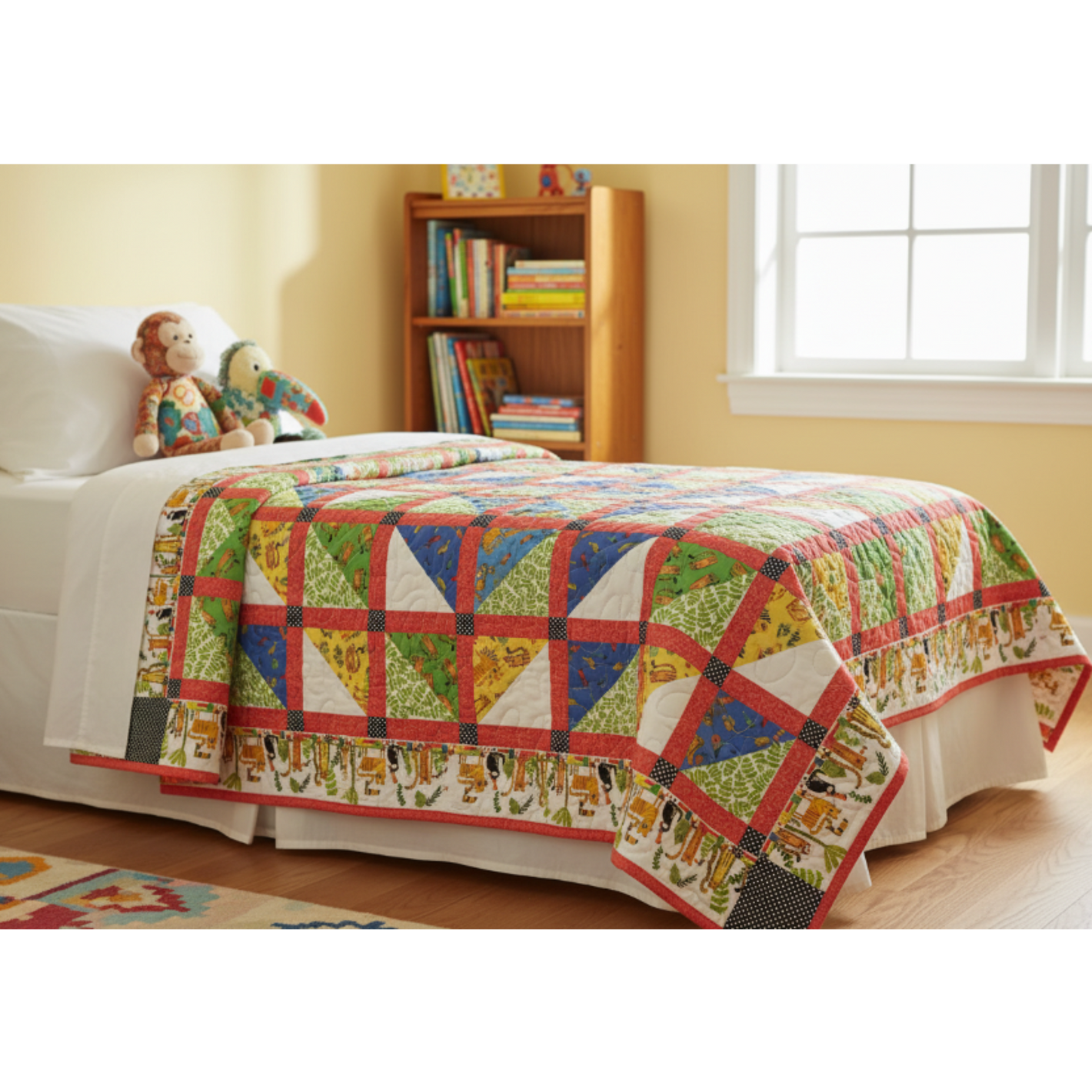 Safari Fun Quilt – Child's Room