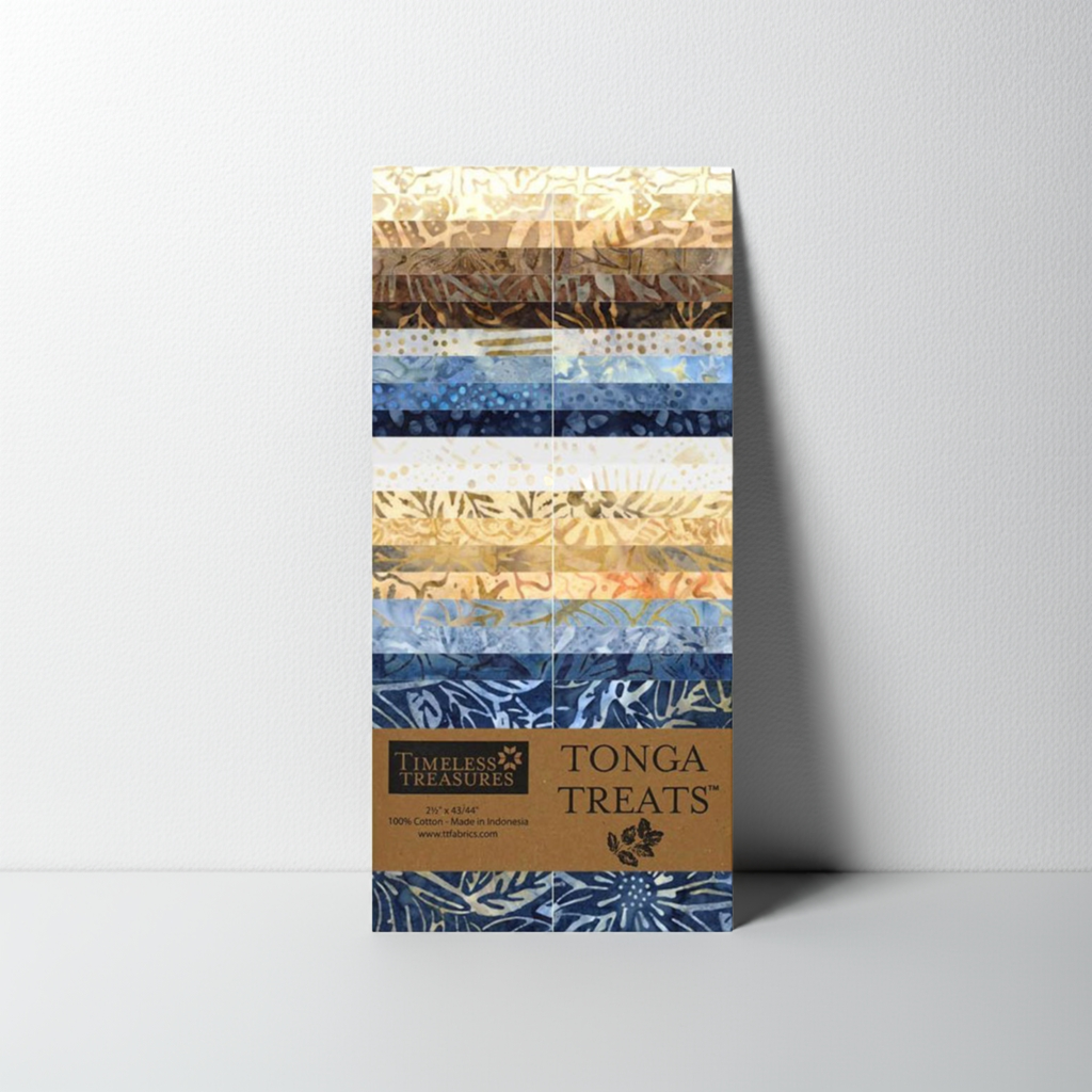 2.5in Strips Tonga Batik Moonlit, 40Pcs
