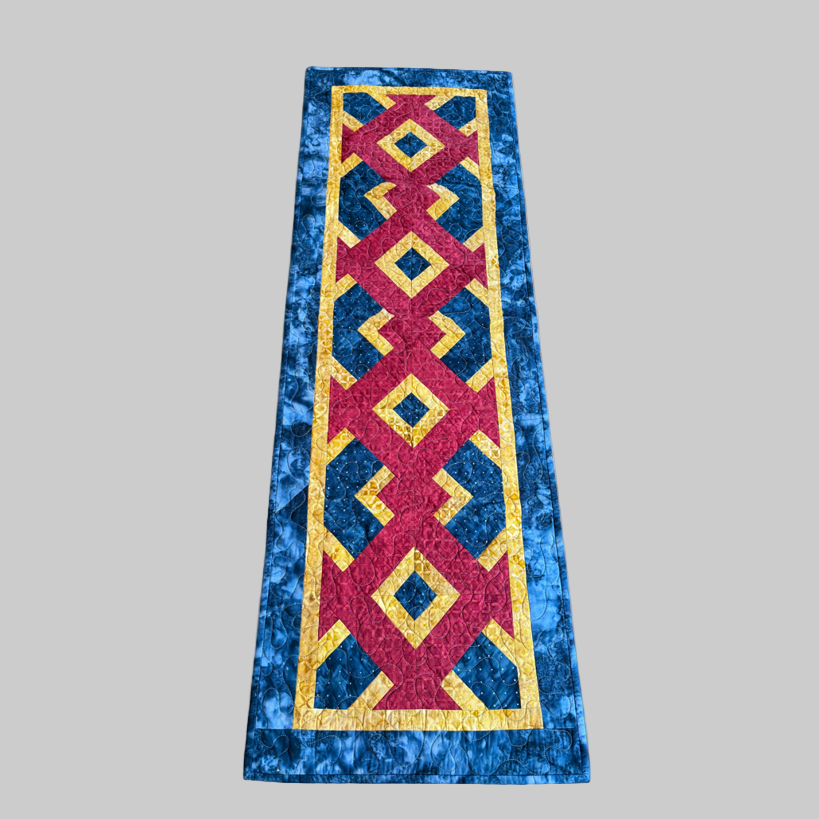Royal 16.5" x 49.5" Handmade Batik Table Runner