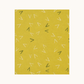 Olive You Arrows Maize Fabric by Zen Chic for Moda Fabrics, with cream and olive-green arrows on yellow, centered on a white background.