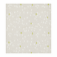Olive You Dots Fog Fabric by Zen Chic for Moda Fabrics, with white dots and lime-green accents on pale fog gray, centered on a white background.