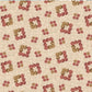 The Fox Homestead by Stacy West, Cream Square Wreath – fabric – colorful textile design