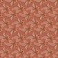 The Fox Homestead by Stacy West, Pink Leaves And Berries – fabric – colorful textile design