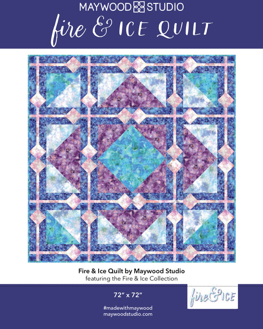 Fire & Ice Quilt Kit, 72in x 72in