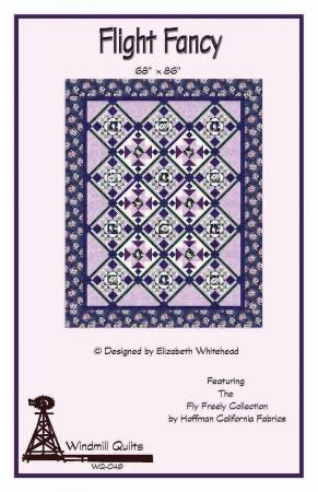 Flight Fancy – quilt pattern – colorful textile design