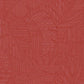 Breezeway by Maywood Studio Collection - Medium Red Palm Patterns