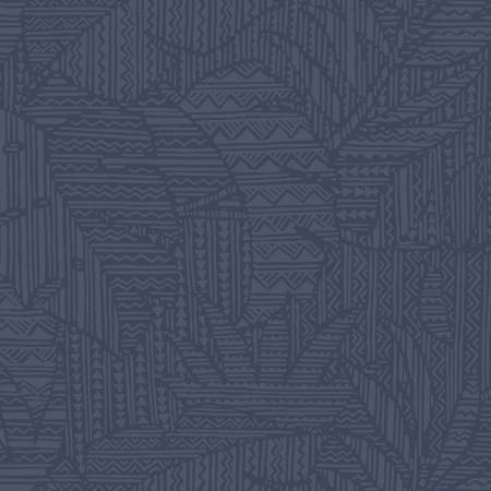 Breezeway by Maywood Studio Collection - Medium Blue Palm Patterns