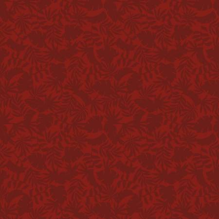 Breezeway by Maywood Studio Collection - Dark Red Mini Palms