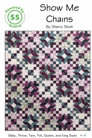 Show Me Chains – quilt pattern – made from baby clothes