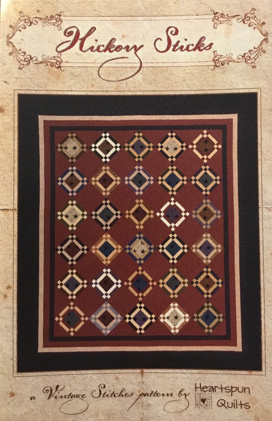 Hickory Sticks – quilt pattern – colorful textile design