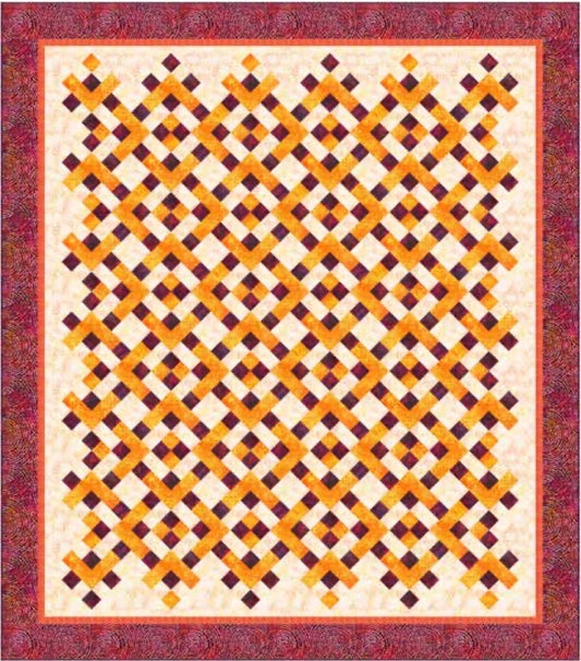 Social Mixer – quilt pattern – colorful textile design