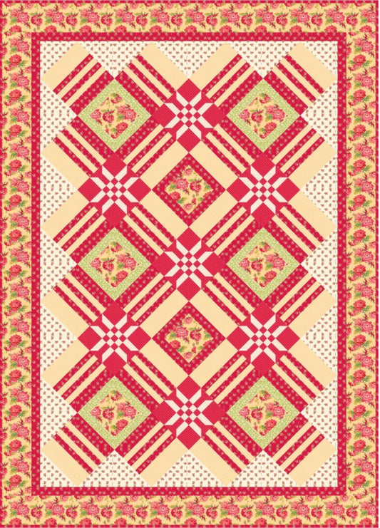 Echo Effects – quilt pattern – colorful textile design