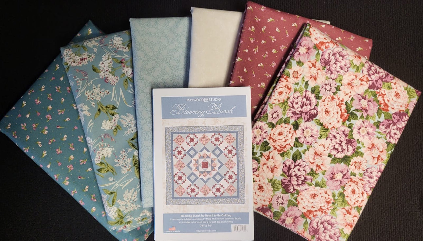 Blooming Bunch Quilt Kit, 74in x 74in