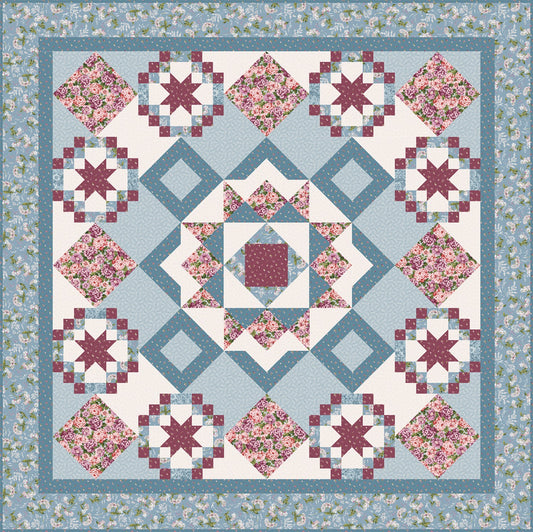 Blooming Bunch Quilt Kit, 74in x 74in